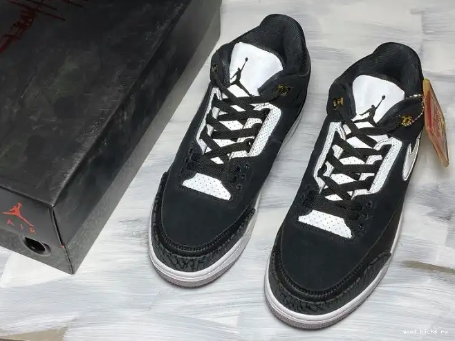 Rep CK4348-007 Black Grey Jordan Air Cement Tinker 3 0521